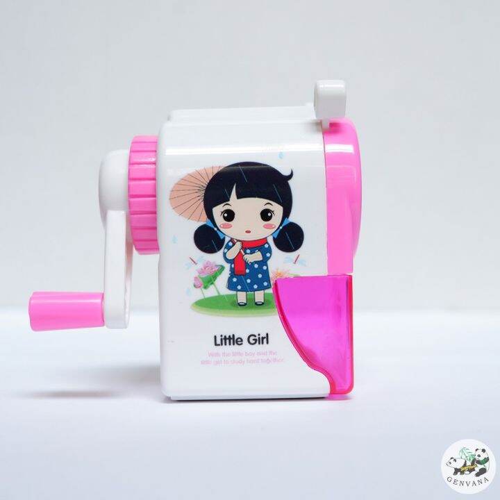 เครื่องเหลาดินสอ-รูปเด็กน้อย-tg3031-กบเหลาดินสอ-ที่เหลาดินสอตั้งโต๊ะ-ลายน่ารัก-pencil-sharpener-กบเหลา