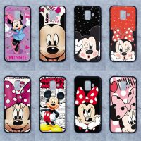 เคส Samsung  A6 ลายมิกกี้-มินนี่  ขอบนิ่มหลังแข็ง เคสมือถือ เคสโทรศัพท์ Case