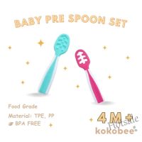 【hot sale】 ☊♤✈ C01 Numnum/toukie - KOKOBEE Baby Pre-spoon Set/Num Num Baby Feeding spoon/Training spoon/BLW/Dips Glacier spoon/Baby spoon/Baby Feeding spoon/Baby Dinnerware/fuyaya babyshop