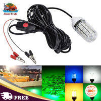 โคมไฟค้นหาปลาใต้น้ำไฟตกปลา Led กลางแจ้ง Ac/Dc12v/24V กันน้ำแสงล่อปลาพร้อมสายไฟ5M