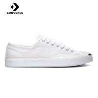 CONVERSE รองเท้า Jack Purcell Cotton Ox White/White/Black [164057CWW] (Core Classic)