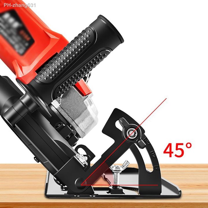 hand-angle-grinder-converter-to-cutter-40mm-depth-adjustable-grinder-bracket-to-cutting-woodworking-table-tool-with-guide-ruler