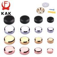 KAK 4PCS Billboard Decoration Nails Glass Fasteners Mirror Fixing Screws Stainless Steel Screw Covers Furniture Glass Hardware Furniture Protectors Re