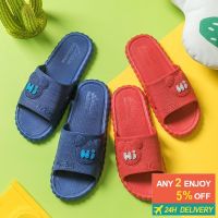 ▤ Influencer ins Sandals Slippers Men Women Home Indoor Anti-Slip Bathroom Couples Cute Summer