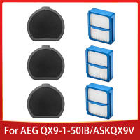 ตัวกรอง ASKQX9ตัวกรองอนามัยและก่อนมอเตอร์ล้างทำความสะอาดได้สำหรับ AEG Electrolux QX9-1-50IB อุปกรณ์เปลี่ยน QX9-1-ALRG