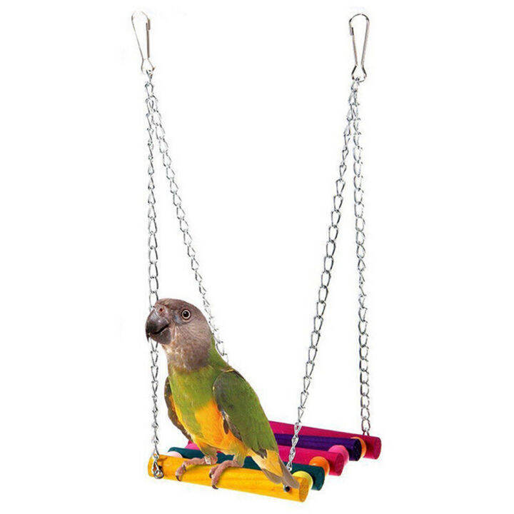 sky-wing-pet-bird-parrot-parakeet-budgie-cockatiel-cage-hammock-swing-toys-hanging-toy