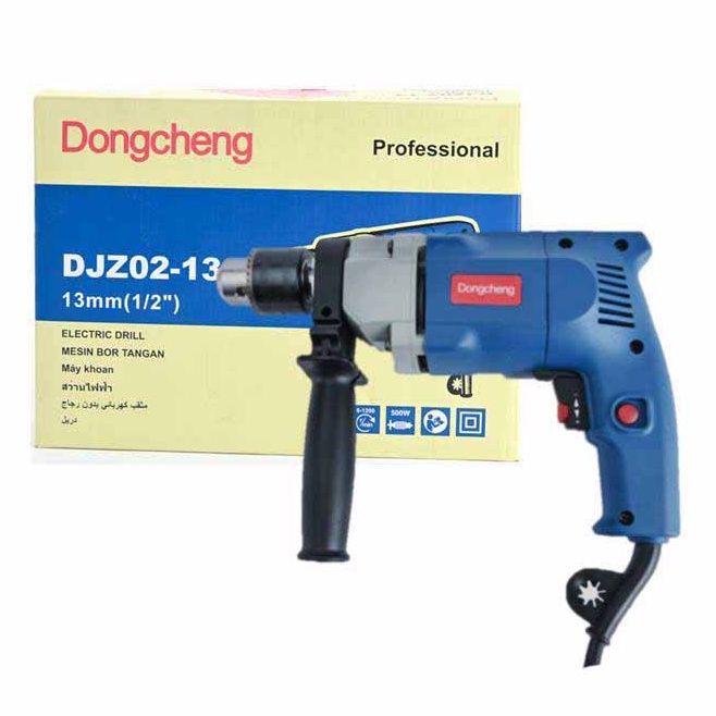 dongcheng-dcดีจริง-djz02-13-สว่านเจาะเหล็ก-4-หุน-1-2-นิ้ว-13-mm-500w-ซ้าย-ขวา