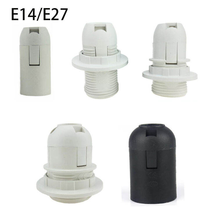 Edison Screw E14 E27 M10 LED Light Bulb Base Cap Power Holder Electric Pendant Socket Lamp Shade