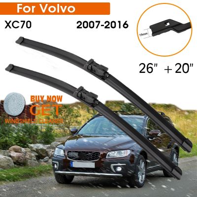 ○✑◐ Car Wiper Blade For Volvo XC70 2007-2016 Windshield Rubber Silicon Refill Front Window Wiper 26 quot; 20 quot; LHD RHD Auto Accessorie