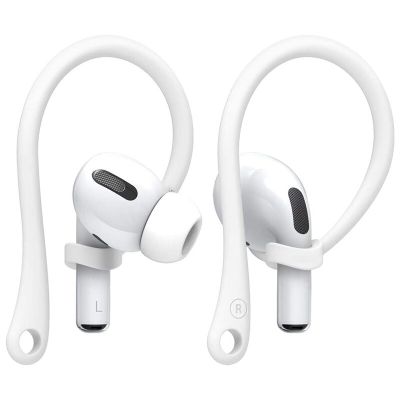 Soft Silicone Anti Lost Earphone Case Hook for Apple Airpods 1 2 3 Air Pods Pro Airpod3 Bluetooth Headphone Ear Tips Stand Strap