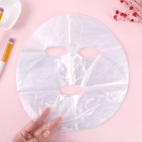 100Pcs Plastic Film Facial Mask Skin Care Uncompressed Ultra Thin Beauty Salon Promote Products Absorption Diy Disposable Mask