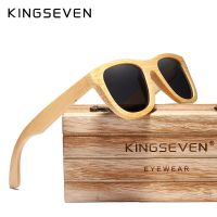 Kingeven 2019แว่นตา UV400กระจกแว่นสำหรับปีนเขาแว่นกันแดดไม้ไผ่ย้อนยุคกรอบเต็มแว่นตากันแดดเฉดสีไม้ทำด้วยมือ