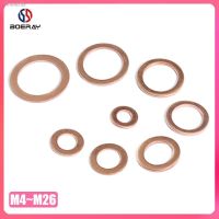 ✖ M4 M5 M6 M8 M10 M12 M13 M14 M16 M17 M18 M20 M22 M24 M26 Boat Red Brass Copper Crush Sealing Washer Flat Seal Gasket Ring