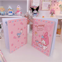 Japanese Style Cartoon Printed Pattern Notebook Coil Diar Hand Account Notepad School Office Student Notebook Planner