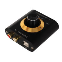 PJ.MIAOLAI Mini HIFI Audio USB Decoder DAC CM6642 Headphone Amplifier External Sound Card 24Bit/192kHz USB Input RCA Output Amp