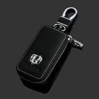 【LZ】✌  Chaveiro Titular e Chaveiro Adequado para Honda Car Key Case Couro Crv Car Keychain