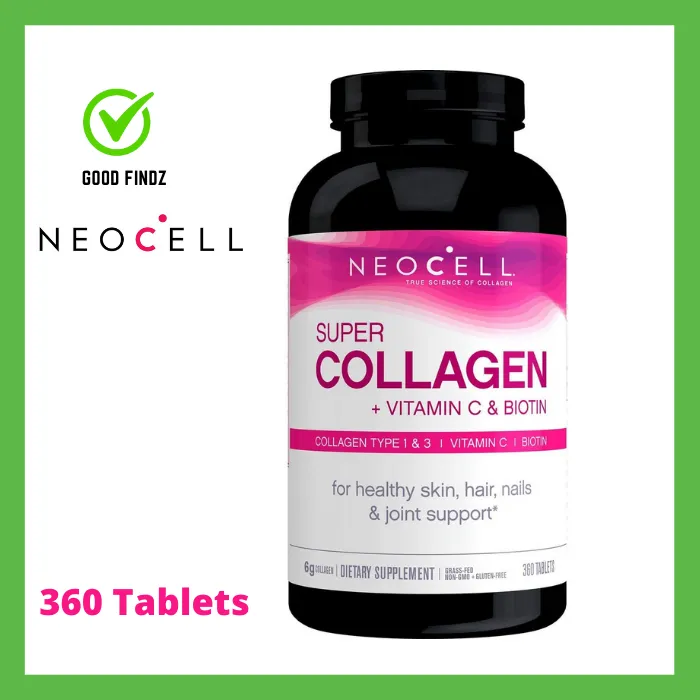 Neocell Collagen Vitamin C Biotin 360 Tablets Type 1 & 3 HAIR SKIN