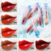 La Mei La Velvet Lip Glaze 3.8 g.ลิปกลอสเนื้อกำมะหยี่ เนื้อบางเบา ริมฝีปากดูสุขภาพดี มี6สีให้เลือกค่ะ