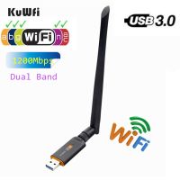 อะแดปเตอร์ USB Wifi ไร้สาย Gfd2551200Mbps 2.4GHz 5.8GHz RTL8812BU ไร้สาย-AC การ์ดเน็ตเวิร์ก PC ตัวรับสัญญาณ Wifi สำหรับ Mac/liunx Os/ Windows7/8