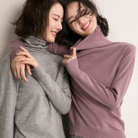 【CW】 Sweater Turtleneck Pullovers 2022 Fashion Korean Knit Bottoming Womens Stretch Jumpers