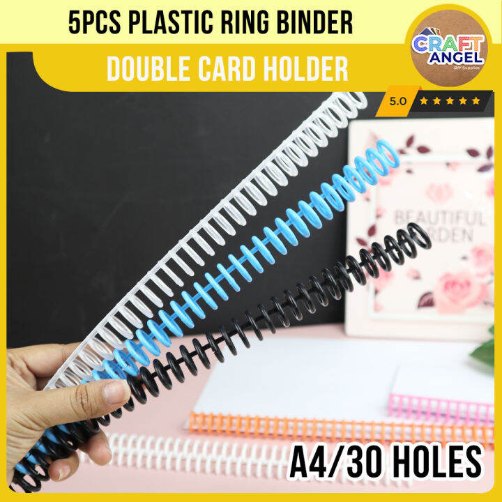 30 Holes A4 Plastic Ring Binder Binding Spines Combs 80 / 60 Sheets