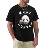 Most Hunted Real Panda Bear Head Save Wildlife Statement T-Shirt Anime Funny T Shirt Funny T Shirts For Men