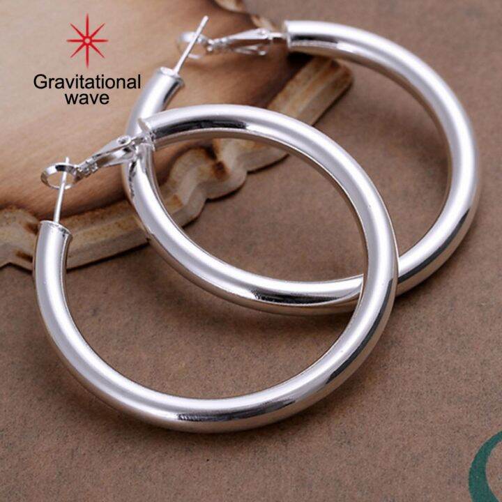 gravitational-wave-women-hoop-earrings-solid-color-stainless-vintage-smooth-surface-hoop-earrings-female-accessory