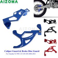 Motorcycle Rear Caliper Cover Brake Disc Guard Protector For Yamaha WR YZ 125 250 125X 250F 250X 250FX 250R 450F 450FX 2006-2021