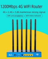 4G Router 1200Mbps Dual bands 2.4G+5GHz Home High-Performance รองรับการใช้งาน 3G,4G ทุกเครือข่าย