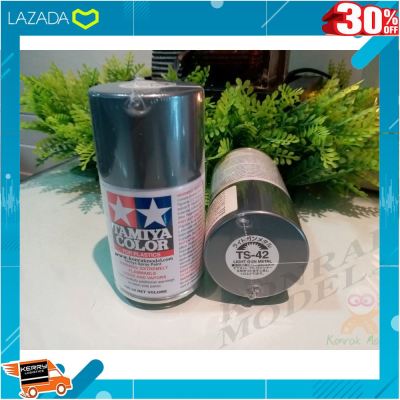 [ สินค้ามาใหม่ Gift ] สีสเปย์ Tamiya TS-42 LIGHT GUN METAL 100ML [ ของเล่นเสริมทักษะ Kids Toy ].