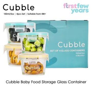 Babymoov Babybols Glass Food Container 220ml (4 pcs) –