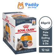 HCMHộp 12 gói Pate Royal Canin Intense Beauty Dưỡng Lông Da Cho Mèo