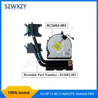 SZWXZY New Original For HP 15-AE 15-AE032TX Series Laptop Cooling Heatsink FAN 812684-001 812682-001 AT1DO0020M0 Fast Ship