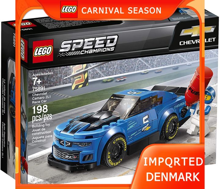 The New Bộ lắp ráp LEGO Speed ​​Champions Chevrolet Camaro ZL1 Race Car  75891 (198 miếng) 