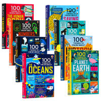 Original and genuine English Usborne 100 things to know about series 8 jointly sold food universe, ocean, earth, human body history students popular science encyclopedia knowledge hardcover full-color exquisite illustrations