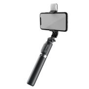 NP ไม้เซลฟี่ Q02S ไร้สายบลูทูธ Selfie Stick Mini ขาตั้งกล้องเติมชัตเตอร์รีโมทคอนโทรล