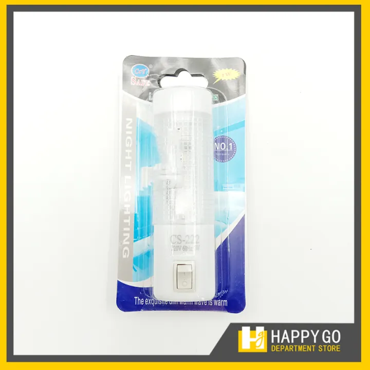 LED Night Light Bed Lights On and Off Switch Smart Saving Dim Night