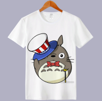 อะนิเมะ Totoro นักเรียนเด็กนักเรียนเสื้อยืดลำลองแขนสั้นการ์ตูนตลก TEE ของขวัญ