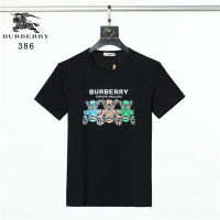 ▶คลังสินค้าพร้อม◀Burberrys เสื้อยืดแขนสั้นของผู้ชายของแท้เสื้อยืดผ้าฝ้ายคอกลมเสื้อฤดูร้อนระบายอากาศได้ดีพิมพ์ลายหมี