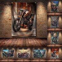 Retro Motorcycle Cars Banner Flag Automobile Motor Vehicle Poster Wall Decor Advertisement 3×5 FT Sign Pub Club Bar Decor Sign