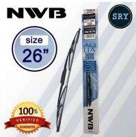 NWB ใบปัดน้ำฝน NWB AQUA GRAPHITE แท้ติดรถ  ขนาด 14 นิ้ว ถึง 26 นิ้ว