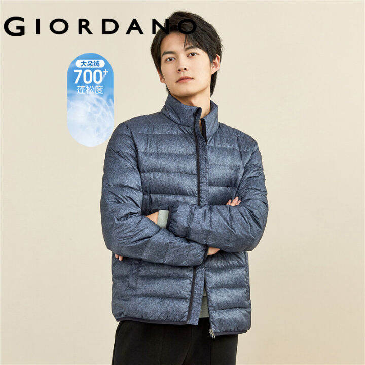 GIORDANO Men Down Jackets Machine Washable Waterproof 90 Duck Down