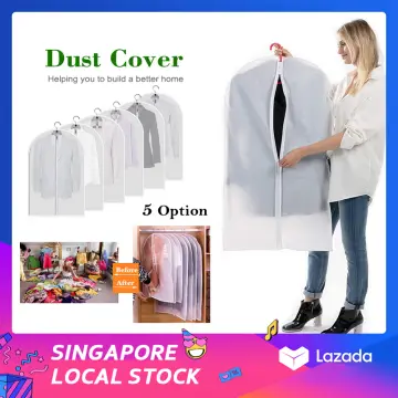 1pc Garment Bags For Hanging Clothes Storage Clear Moisture Proof Moth  Proof Suits Covers Bags For Closet Storage Travel Hanging Clothes Bag For  Coat Jacket Sweater Shirts Home Storage Organization - Home