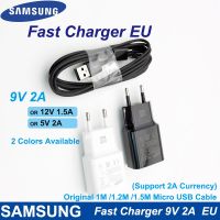 [KOLT Digital] สำหรับ Samsung Fast Charger EU 9V2A Wall อะแดปเตอร์ชาร์จ Micro USB สำหรับ Samsung Galaxy S6 S7 Edge J3 J5 J7 Note4 5 A3A5 A7 2016