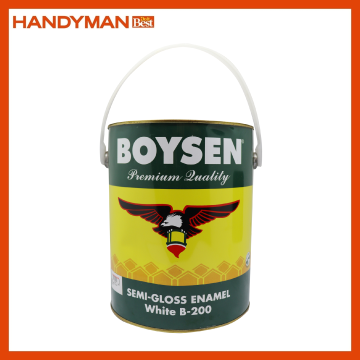 Boysen SemiGloss Paint Enamel 4L White (BS200) Lazada PH