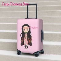 Nezuko Anime Demon Slayer Suitcase Cover Kimetsu no Yaiba Useful Travel Protection Luggage Supplies Holiday