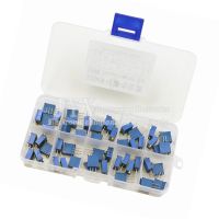 50Pcs 3296W Multiturn Trimmer Potentiometer Kit High Precision 3296 Variable Resistor 500R 1K 2K 5K 10K 20K 50K 100K 200K 1M