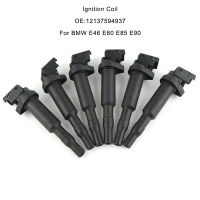 6x 4x SET Direct Ignition Coils Replacement OE: 12137594937 0221504470 for BMW E82 E83 E85 E90 E92 X3 X5 Direct fit Application