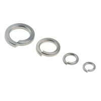 100pcs M5 304 Stainless Steel Spring Washer Split Lock Washers