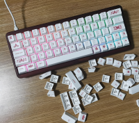 SPARTAN Roome Keycaps 131 Keycaps,เชอร์รี่โปรไฟล์ PBT การระเหิดสำหรับเชอร์รี่สวิตช์ MX คีย์บอร์ดแบบกลไก RK61/Anne Pro 2/GK61